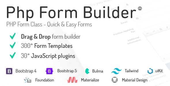 PHP Form Builder - PHP Form Builder v5.3.0 by Codecanyon Nulled Free Download