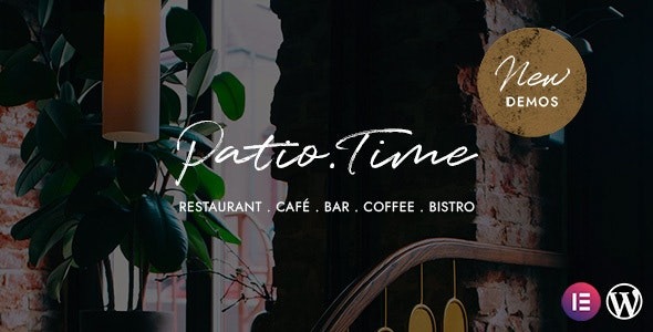 PatioTime – Restaurant WordPress Theme - PatioTime Restaurant WordPress Theme v1.8.0 by Themeforest Nulled Free Download
