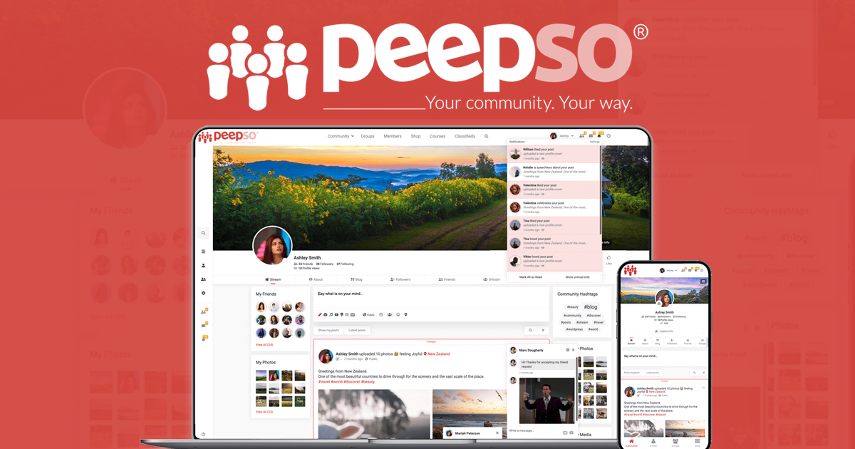 PeepSo Core (Activated) - PeepSo + Gecko Theme + All Addons Pack v6.3.12.1 by Wordpress Nulled Free Download