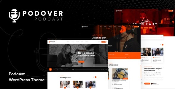 Podover – Podcast WordPress Theme - Podover - Podcast WordPress Theme v1.0.9 by Themeforest Nulled Free Download