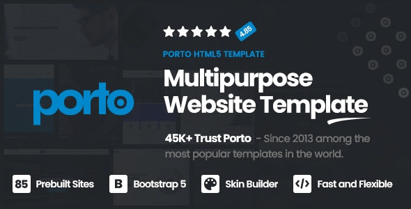 Porto Responsive HTML Template - Porto Responsive HTML Template v10.1.0 by Themeforest Nulled Free Download