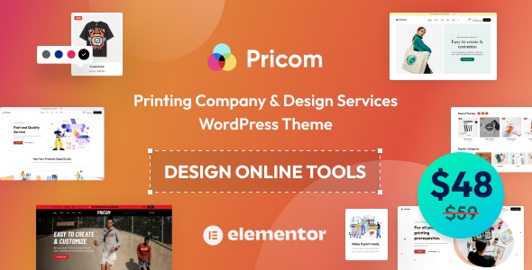 Pricom – Printing Company – Design Services WordPress theme - Pricom - Printing Company & Design Services WordPress theme v1.5.5 by Themeforest Nulled Free Download
