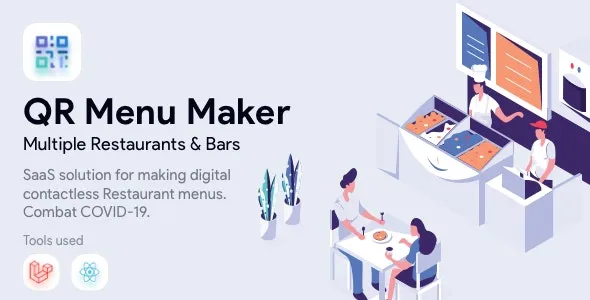 QR Menu Maker – SaaS – Contactless Restaurant Menus GPL - QR Menu Maker - Contactless Restaurant Menus v3.6.0 by Codecanyon Nulled Free Download