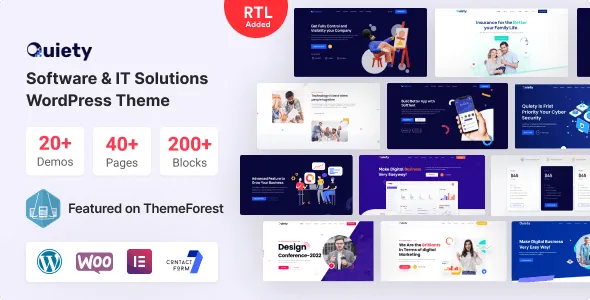 Quiety Software – IT Solutions WordPress Theme - Quiety - Software - IT Solutions WordPress Theme v5.4.0 by Themeforest Nulled Free Download