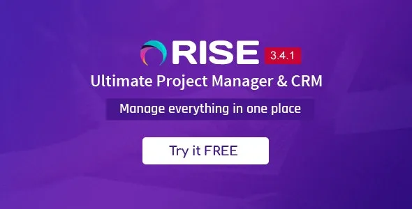 RISE – Ultimate Project Manager - RISE Ultimate Project Manager v3.6.1 by Codecanyon Nulled Free Download