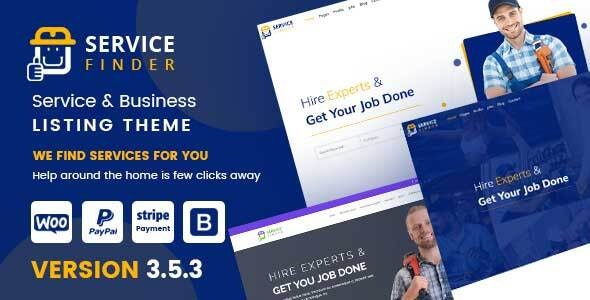 Service Finder – Provider and Business Listing WordPress Theme - Service Finder - Provider and Business Listing WordPress Theme v4.1 by Themeforest Nulled Free Download