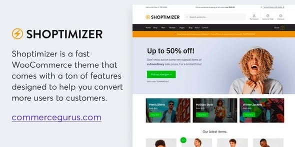 Shoptimizer - Shoptimizer - Optimize your WooCommerce store v2.7.6 by Commercegurus Nulled Free Download