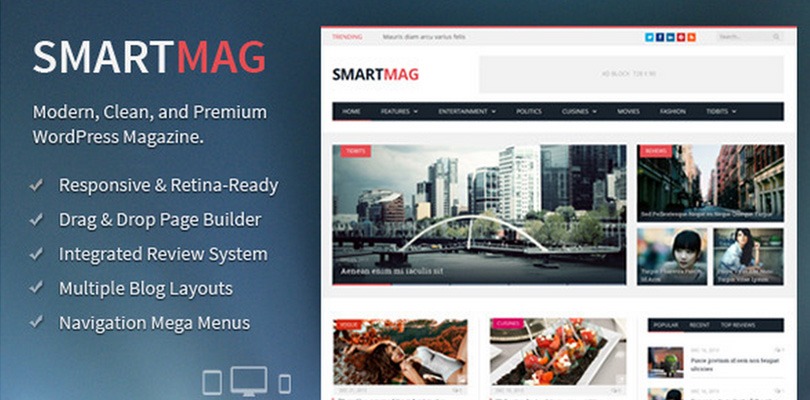 SmartMag – Responsive – Retina WordPress Magazine - SmartMag - Responsive - Retina WordPress Magazine v10.0.0 by Themeforest Nulled Free Download