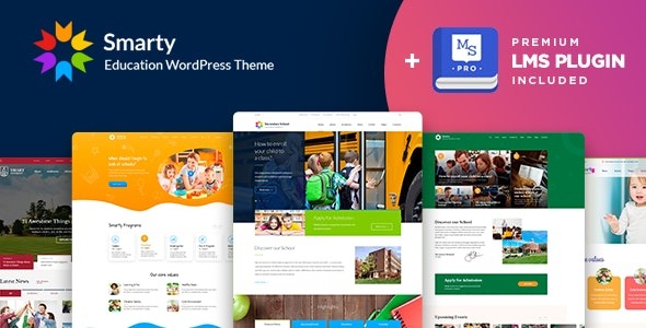 Smarty – School Kindergarten WordPress theme - Smarty School Kindergarten WordPress Theme v3.5.3 by Themeforest Nulled Free Download