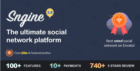 Sngine – The Ultimate PHP Social Network Platform GPL - Sngine - The Ultimate PHP Social Network Platform v3.12 by Codecanyon Nulled Free Download