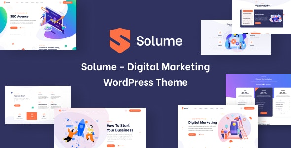 Solume – Digital Marketing WordPress Theme - Solume Digital Marketing WordPress Theme v1.0.6 by Themeforest Nulled Free Download