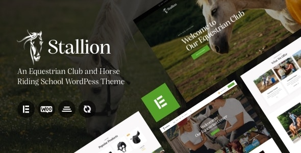 Stallion – An Equestrian Club and Horse Riding School WordPess Theme - Stallion - An Equestrian Club and Horse Riding School WordPess Theme v1.11.0 by Themeforest Nulled Free Download