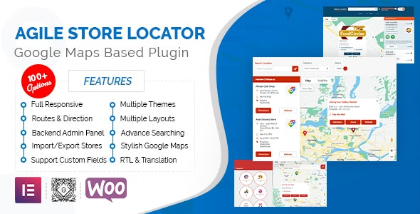 Store Locator (Google Maps) For WordPress - Agile Store Locator - Google Maps For WordPress v4.10.4 by Codecanyon Nulled Free Download