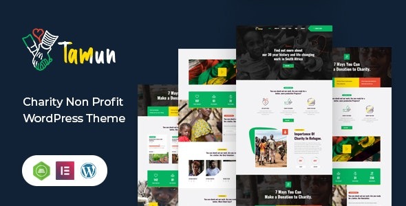 Tamun – Fundraising WordPress Theme - Tamun Fundraising WordPress Theme v1.7 by Themeforest Nulled Free Download