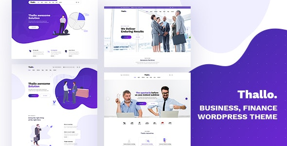 Thallo – Consulting – Finance WordPress Theme - Thallo Consulting & Finance WordPress Theme v1.1.4 by Themeforest Nulled Free Download