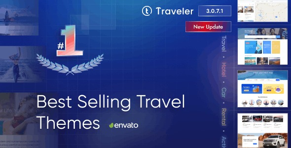 Traveler – Travel Booking WordPress Theme - Traveler - Travel Booking WordPress Theme v3.1.4.0 by Themeforest Nulled Free Download