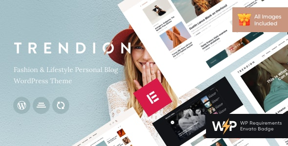 Trendion – A Personal Lifestyle Blog and Magazine WordPress Theme - Trendion A Personal Lifestyle Blog and Magazine WordPress Theme v2.9.0 by Themeforest Nulled Free Download