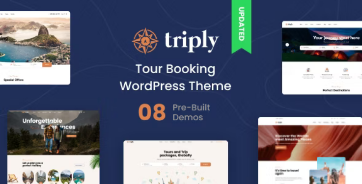 Triply – Tour Booking WordPress Theme - Triply Tour Booking WordPress Theme v2.3.6 by Themeforest Nulled Free Download
