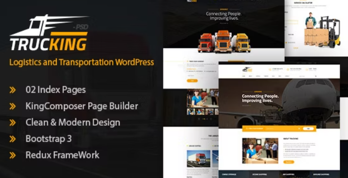 Trucking – Logistics and Transportation WordPress Theme - Trucking Logistics and Transportation WordPress Theme v1.28 by Themeforest Nulled Free Download