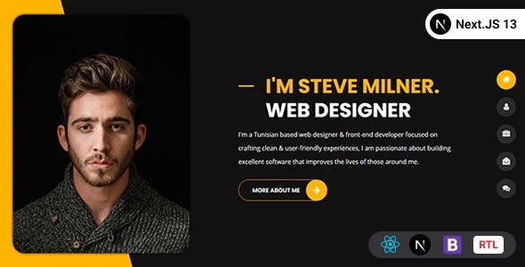 Tunis – Personal Portfolio React Template - Tunis - Personal Portfolio React Template v1.6 by Themeforest Nulled Free Download
