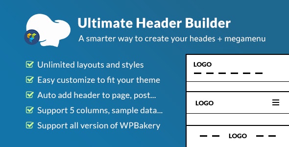 Ultimate Header Builder – Addon WPBakery Page Builder - Ultimate Header Builder Addon WPBakery Page Builder v1.8.2 by Codecanyon Nulled Free Download