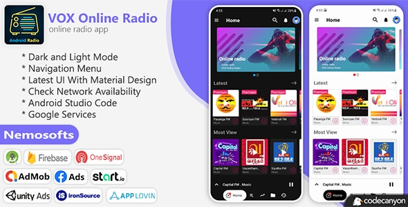 VOX Android Online Radio - VOX Android Online Radio v8.5 by Codecanyon Nulled Free Download