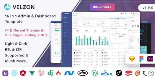 Velzon – Admin – Dashboard Template - Velzon - Admin - Dashboard Template v4.0.0 by Themeforest Nulled Free Download