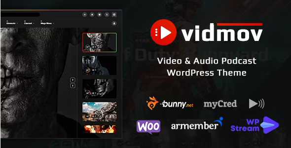 VidMov – Video WordPress Theme - VidMov Video WordPress Theme v2.2.0 by Themeforest Nulled Free Download
