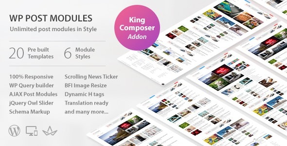WP Post Modules for NewsPaper and Magazine Layouts (Elementor Addon) - WP Post Modules for NewsPaper and Magazine Layouts (Elementor Addon) v3.3.0 by Codecanyon Nulled Free Download