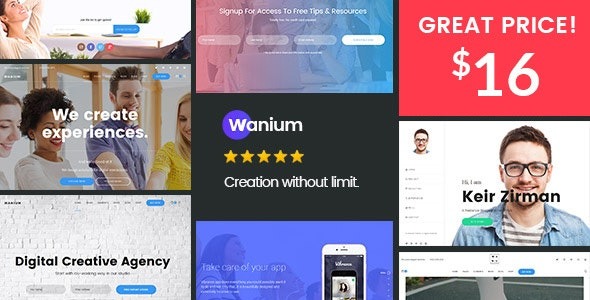 Wanium – A Elegant Multi-Concept Theme - Wanium A Elegant Multi-Concept Theme v1.8.8 by Themeforest Nulled Free Download