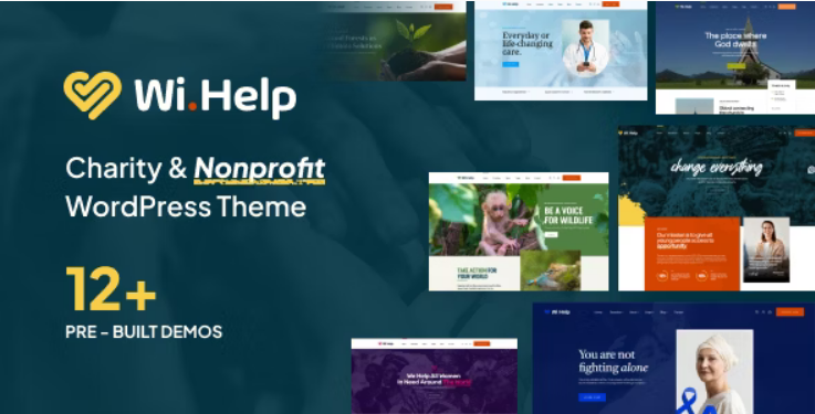 WiHelp Nonprofit Charity WordPress Theme - WiHelp - Nonprofit Charity WordPress Theme v1.1.6 by Themeforest Nulled Free Download