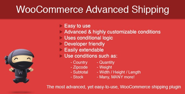 WooCommerce Advanced Shipping - WooCommerce Advanced Shipping v1.1.3 by Codecanyon Nulled Free Download