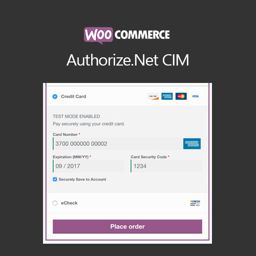 WooCommerce Authorize.net, a Visa solution – by SkyVerge - WooCommerce Authorize.net, Visa solution - by SkyVerge v3.10.2 by Woo Nulled Free Download