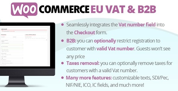 WooCommerce Eu Vat – BB - WooCommerce Eu Vat & BB v12.7 by Codecanyon Nulled Free Download