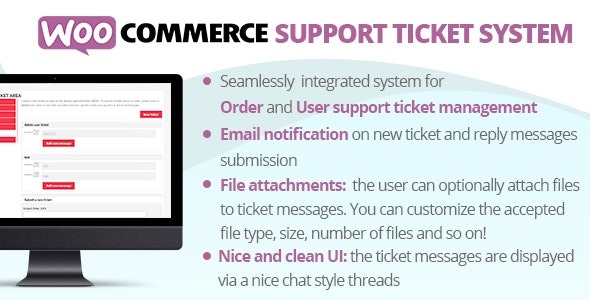 WooCommerce Support Ticket System - WooCommerce Support Ticket System v17.2 by Codecanyon Nulled Free Download