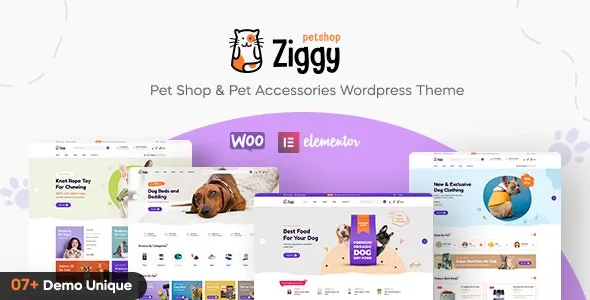 ZiggyPet Shop WordPress Theme - Ziggy - Pet Shop WordPress Theme v1.2.2 by Themeforest Nulled Free Download