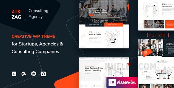 ZikZag – Consulting – Agency WordPress Theme - ZikZag Consulting - Agency WordPress Theme v1.4.2 by Themeforest Nulled Free Download