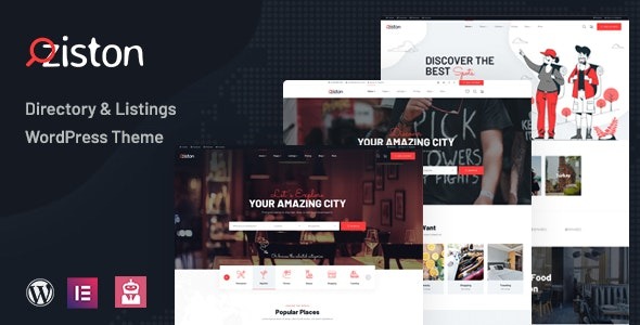 Ziston â€“ Directory Listing WordPress Theme - Ziston Directory Listing WordPress Theme v1.3.2 by Themeforest Nulled Free Download