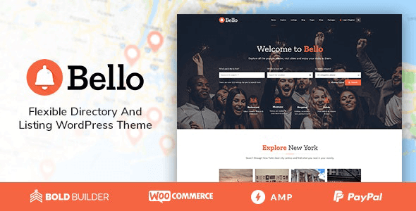 Bello – Directory – Listing WordPress Theme - Bello Directory & Listing WordPress Theme v1.7.9 by Themeforest Nulled Free Download