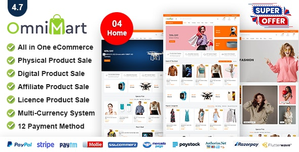 OmniMart – e-commerce platform - OmniMart e-commerce platform v5.0.0 by Codecanyon Nulled Free Download