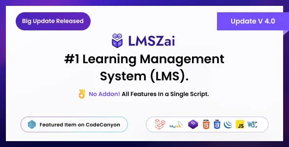 LMSZAI Learning Management System (Laravel) - LMSZAI Learning Management System (Laravel) + LMSzai Ai Addon v6.1 by Codecanyon Nulled Free Download