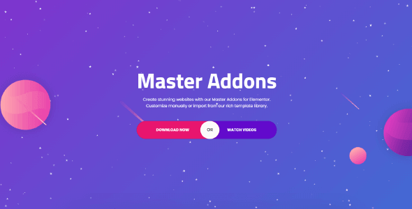 Master Addons for Elementor (Pro) - Master Addons for Elementor (PRO) v2.0.5.6 by Master-addons Nulled Free Download