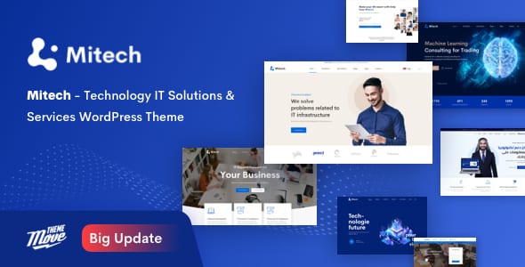 Mitech – Technology IT Solutions – Services WordPress Theme - Mitech - Technology IT Solutions & Services WordPress Theme v2.0.3 by Themeforest Nulled Free Download