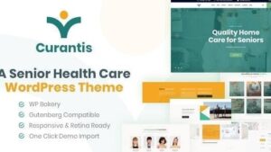 Curantis - Medical Care and Nursing WordPress Nulled