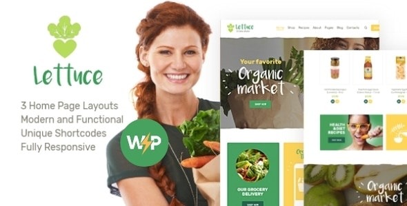 Lettuce – Organic Food – Eco Online Store Products WordPress Theme - Lettuce - Organic Food - Eco Online Store Products WordPress Theme v1.1.6 by Themeforest Nulled Free Download