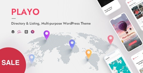 Playo Directory – Listing, Multi-purpose WordPress Theme - Playo - Directory & Listing, Multi-purpose WordPress Theme v2.12.0 by Themeforest Nulled Free Download
