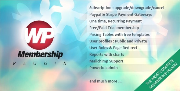 WP Membership WordPress Plugin - WP Membership - WordPress Plugin v1.6.2 by Codecanyon Nulled Free Download