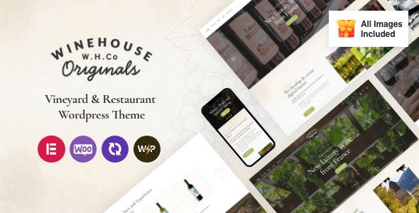 Wine House | Winery & Restaurant WordPress Theme - Wine House - Vineyard - Restaurant Liquor Store WordPress Theme v3.12.0 by Themeforest Nulled Free Download