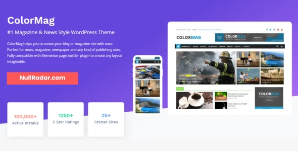 ColorMag Pro – Magazine – News Style WordPress Theme - ColorMag Pro - Magazine - News Style WordPress Theme v4.1.4 by Themegrill Nulled Free Download