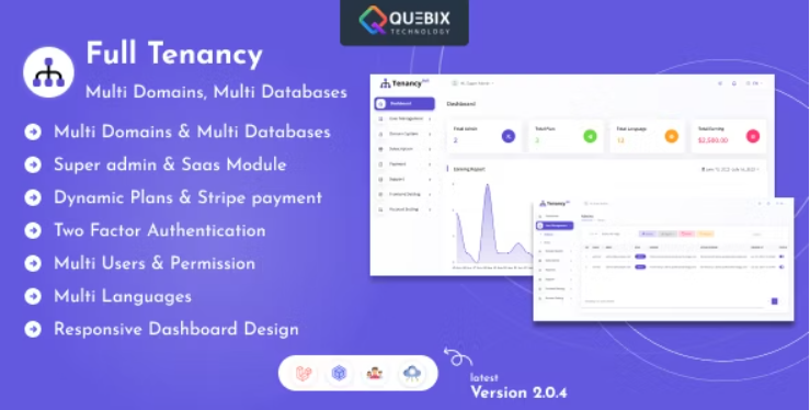 Full Tenancy – Domains, Database, Users, Role, Permissions – Settings - Full Tenancy - Domains, Database, Users, Role, Permissions - Settings v2.0.5 by Codecanyon Nulled Free Download